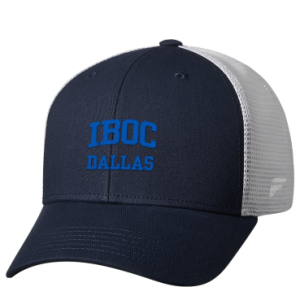 IBOC Dallas Embroidered Fanthread Mesh Back Hat